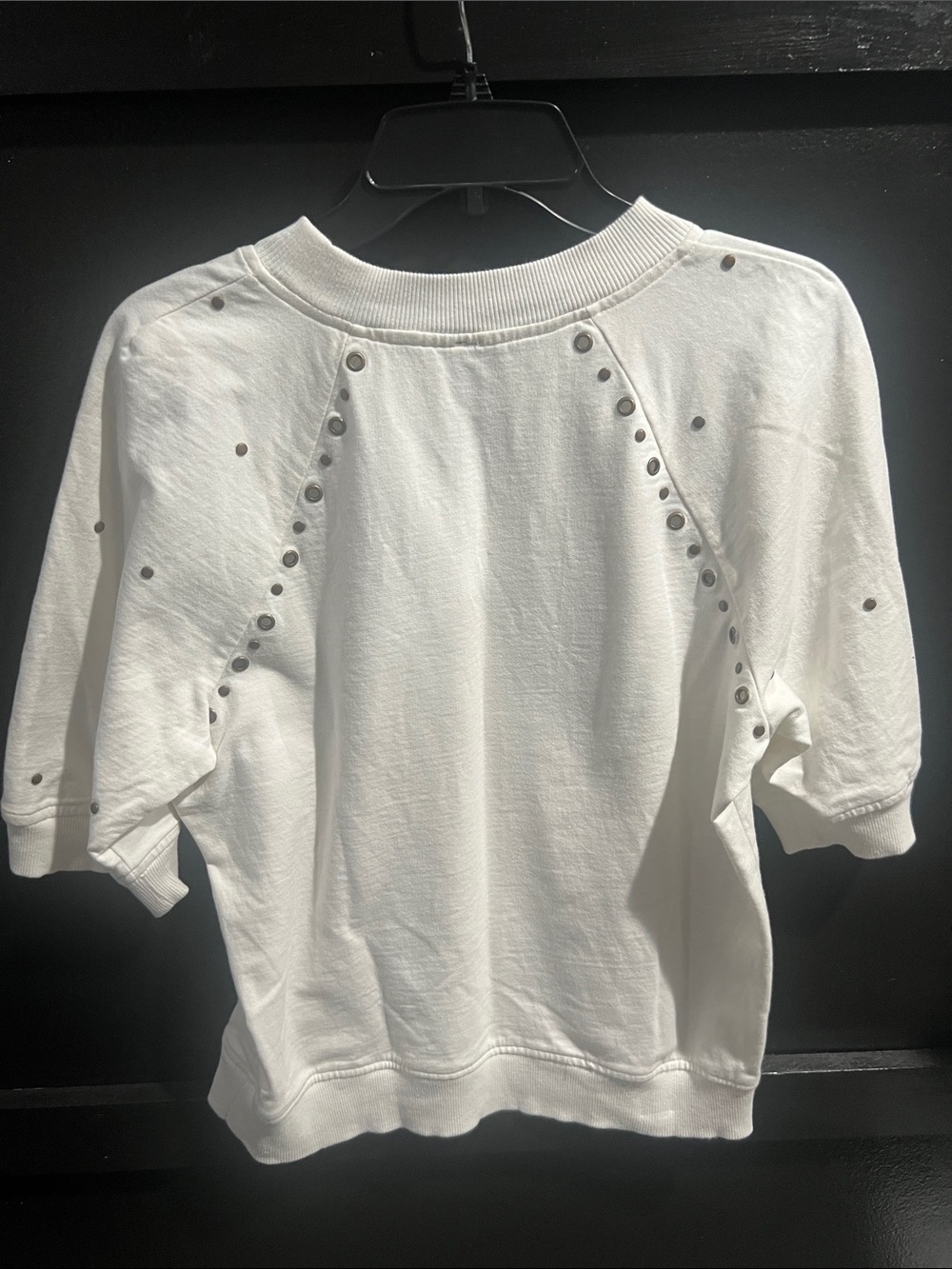 Anthropologie | White Short Sleeved Top | Size Medium - Picture 10 of 11